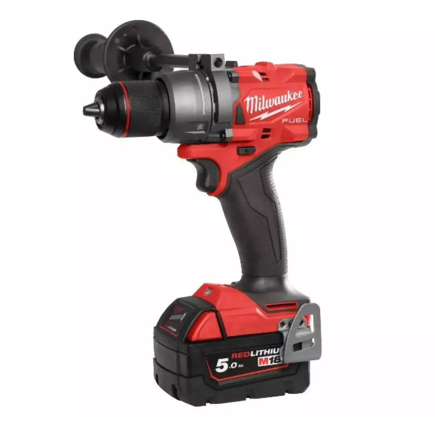 Milwaukee M18 FPP2A3-502X 18V Li-Ion accu klopboor- /schroefmachine (M18 FPD3-0) & slagschroevendraaier (M18 FID3-0) combiset (2x 5.0Ah) in HD Box