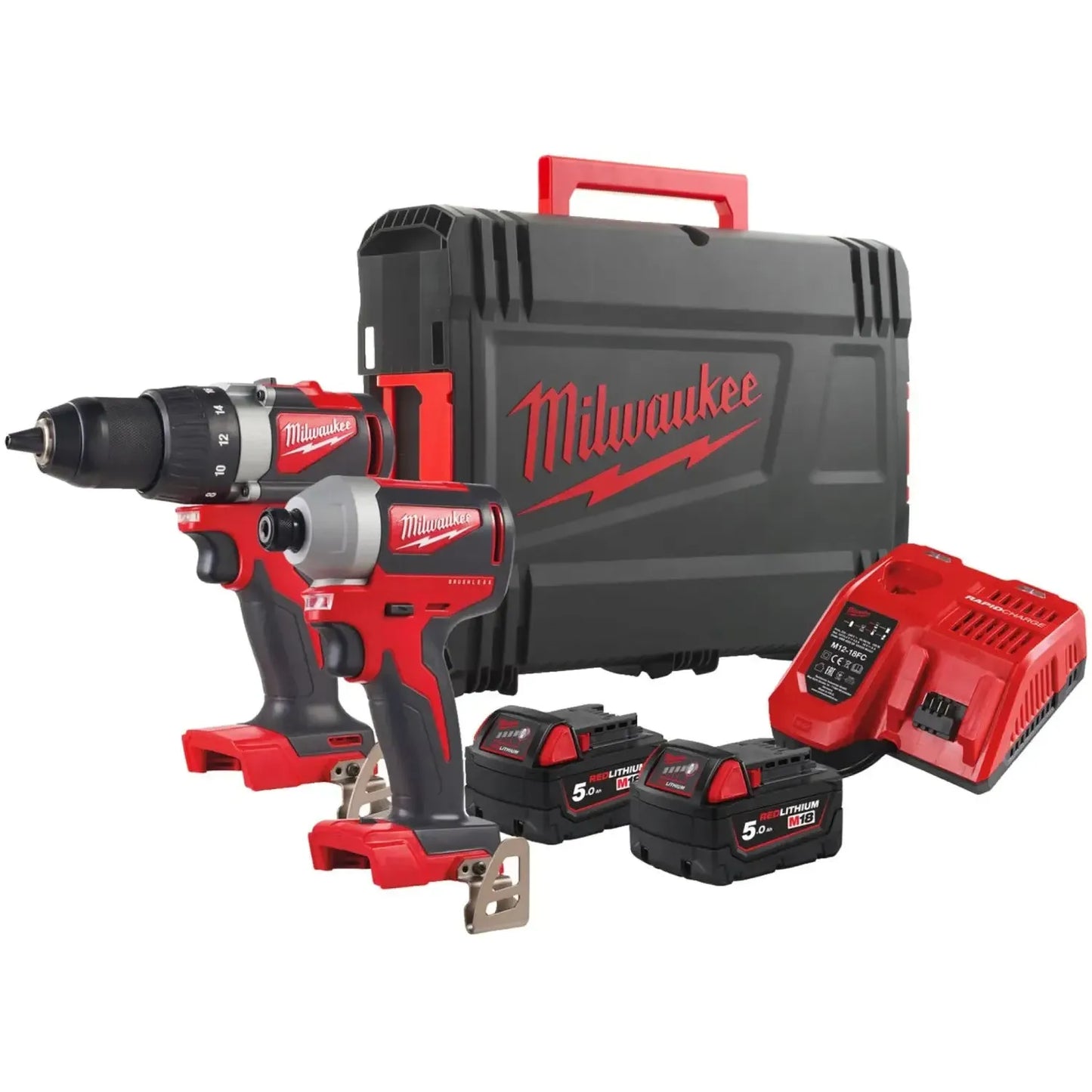 Milwaukee M18 BLPP2A3-502X Accu Combiset 18V