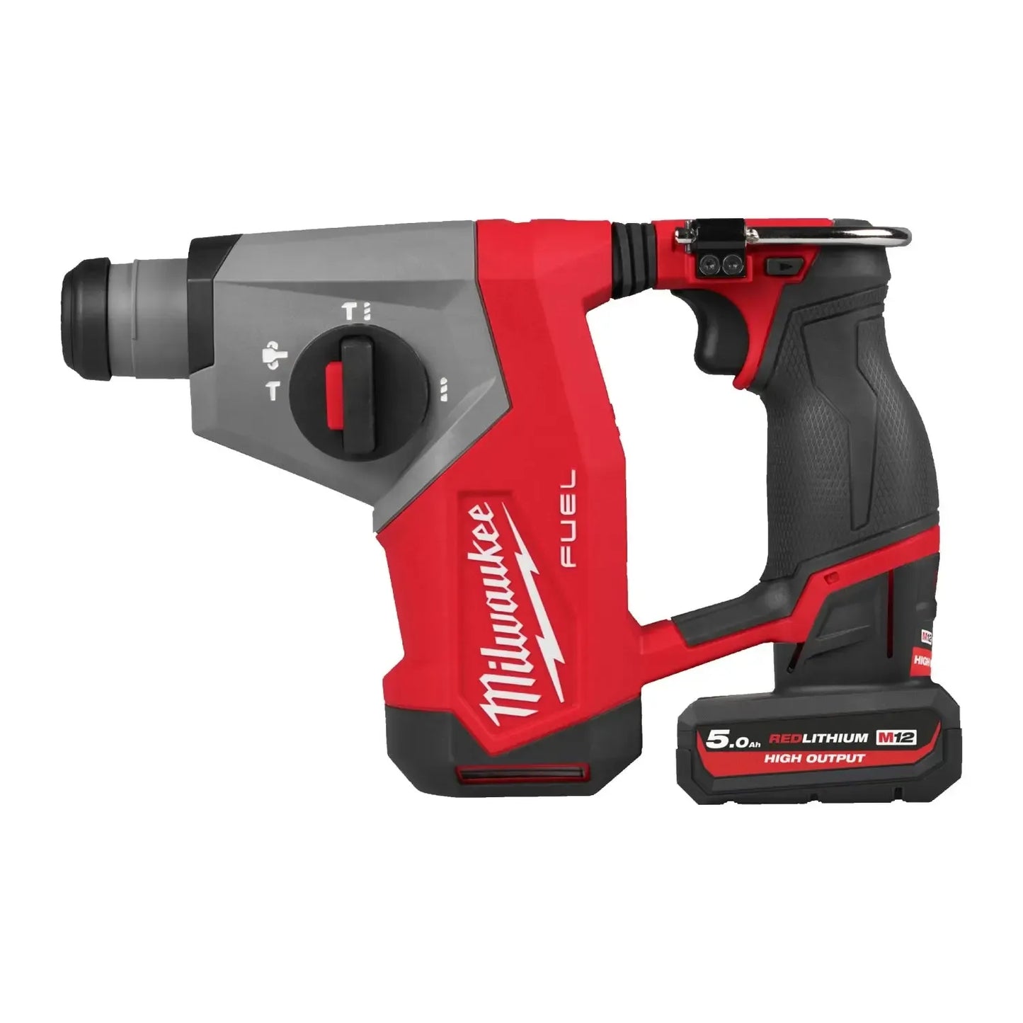 Milwaukee M12 FPP2BG2-502X 12V Li-ion accu klopboor-/schroefmachine (M12 FPD2) & combihamer (M12 FHAC16) combiset (2x 5.0Ah accu) in HD Box