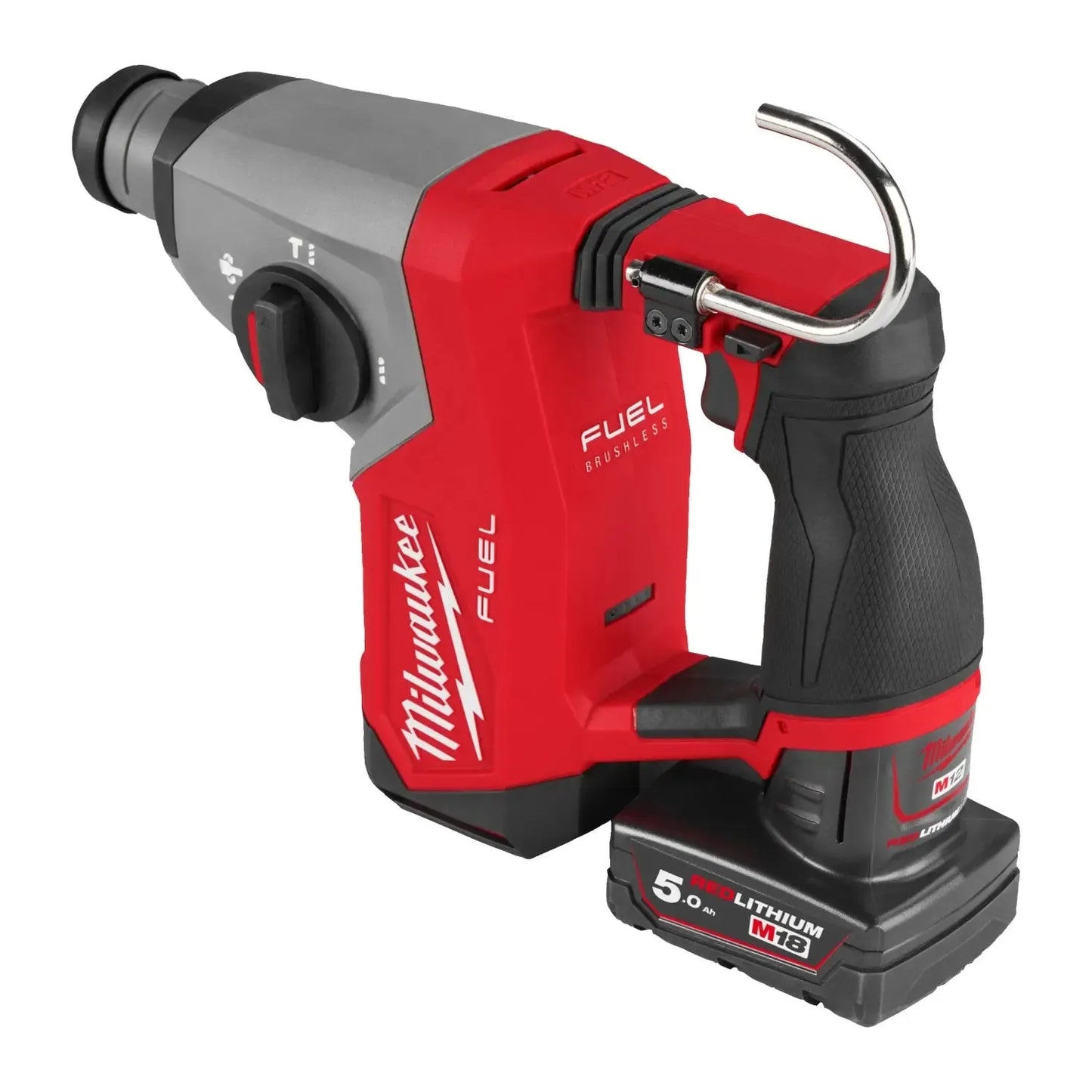 Milwaukee M12 FPP2BG2-502X 12V Li-ion accu klopboor-/schroefmachine (M12 FPD2) & combihamer (M12 FHAC16) combiset (2x 5.0Ah accu) in HD Box