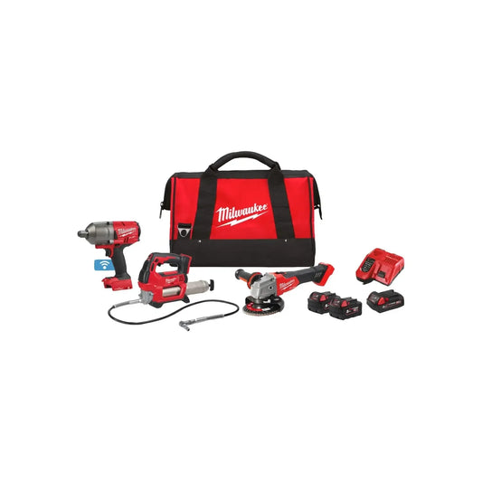 Milwaukee M18 FPP3AK-522 18V Li-ion accu 3-Delige combiset (2x 5.0Ah + 1x 2.0Ah accu) in tas