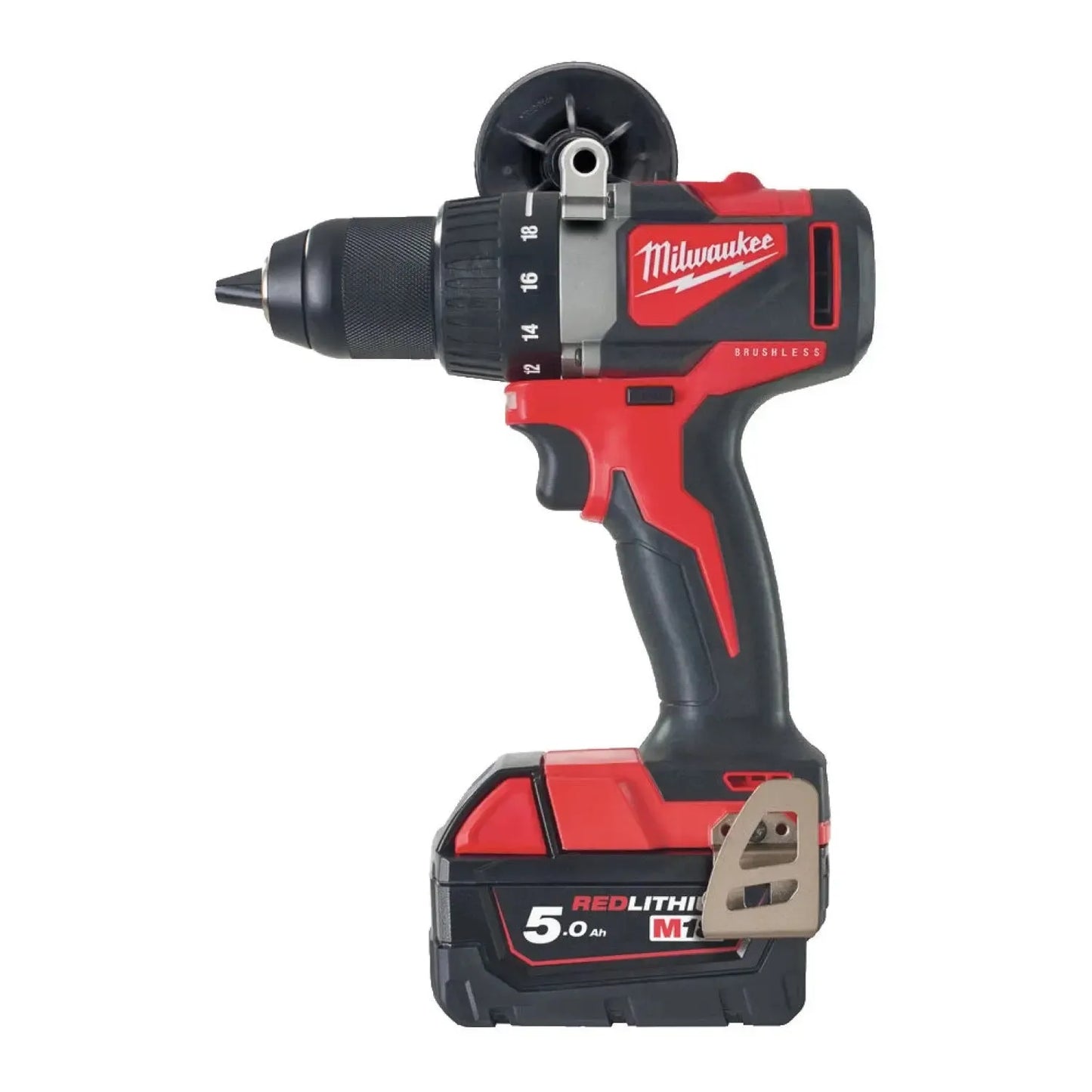 Milwaukee M18 BLPP2B3-502X 18V Li-Ion accu klopboor- /schroefmachine (M18 BLDD2-0) & slagschroevendraaier (M18 BLIDR-0) combiset (2x 5.0Ah) in HD Box