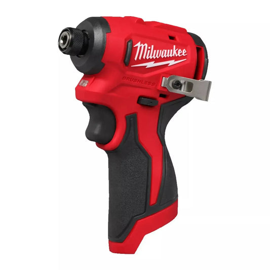 Milwaukee M12 BLPP2D-202B 12V Li-ion accu schroefboormachine (M12 BLDDRC) & slagschroevendraaier (M12 BLIDRC) combiset (2x 2.0Ah accu) in tas