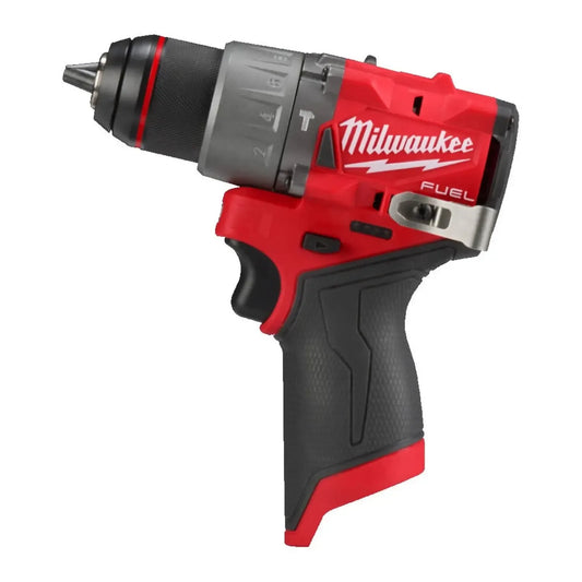 Milwaukee M12 FPP2X2-402X 12V Li-ion accu klopboor-/schroefmachine (M12 FPD2) & slagmoersleutel (M12 FCIWF12G3) combiset (2x 4.0Ah accu) in HD Box